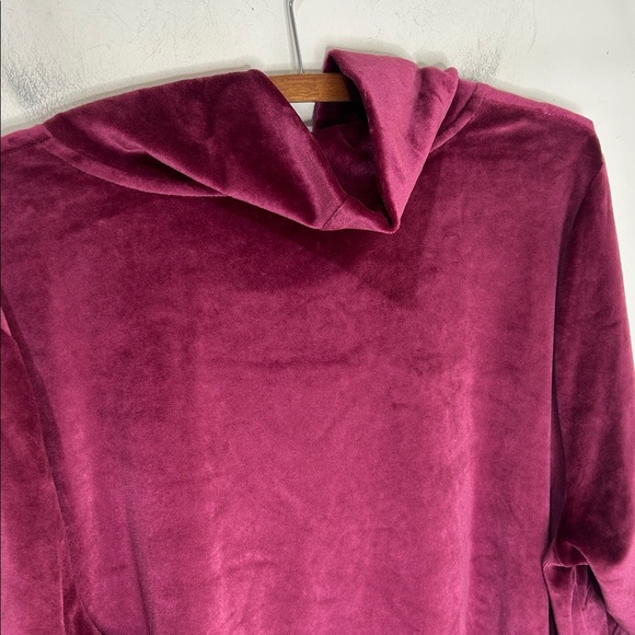 NWT J. JILL PUREJILL Crushed Velour Cowl Neck Tunic Top Size 2X - Picture 10 of 14